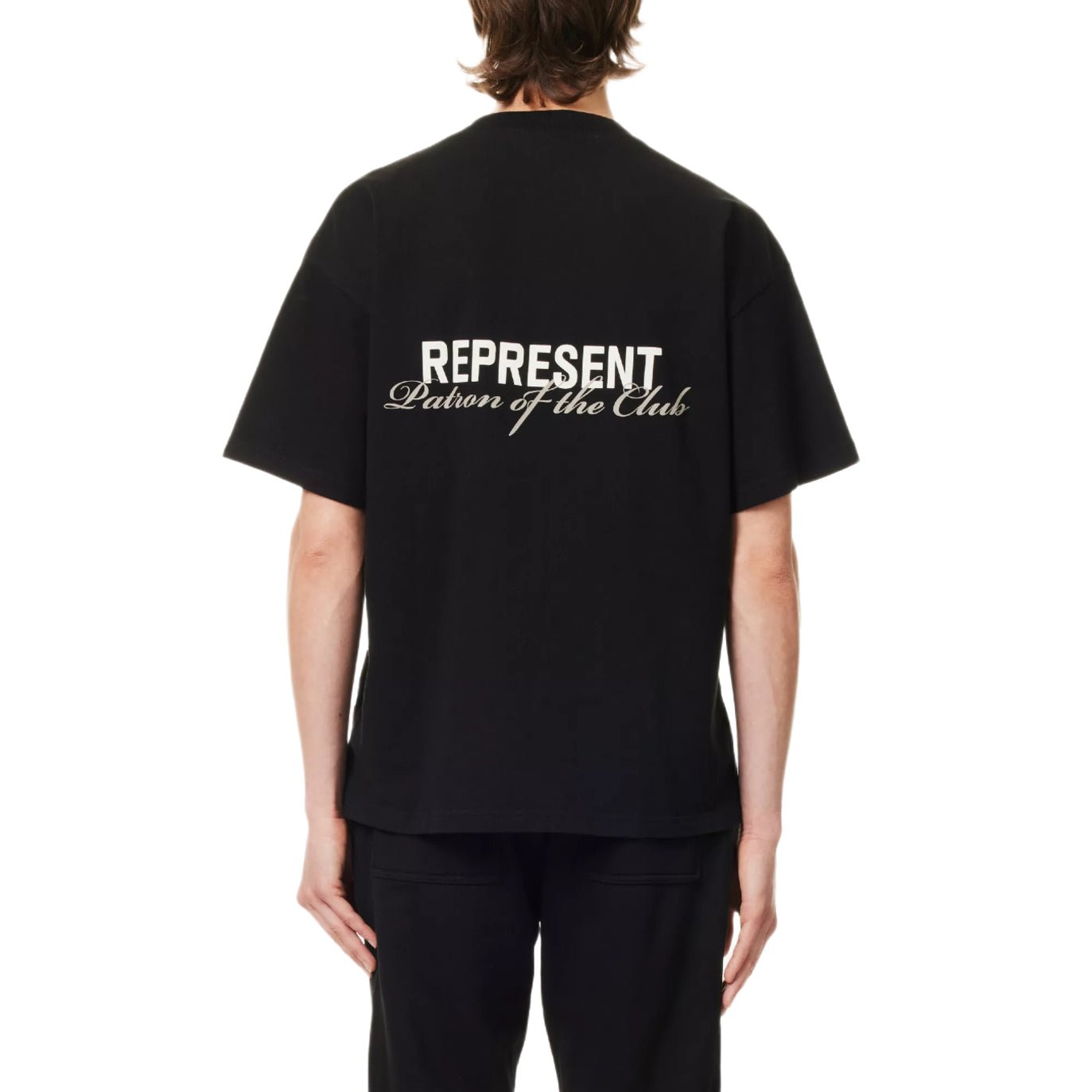 Represent Patron of The Club T-Shirt - 001 Black - Escape Menswear